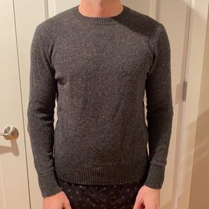 Grey J Crew Wool (80%) sweater